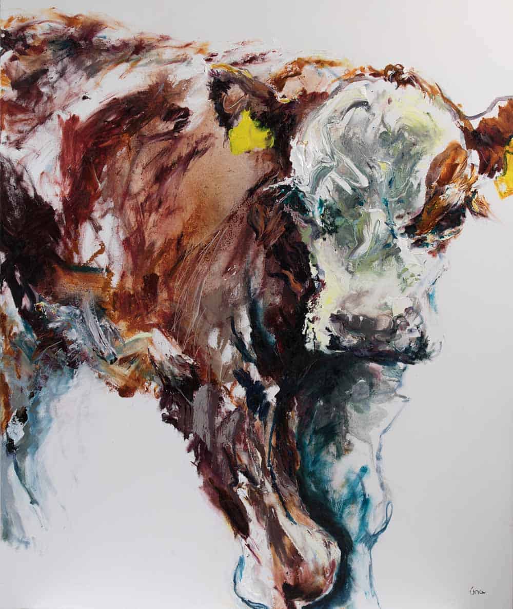 Bull Calf 2018 -- Una O Grady Paintings