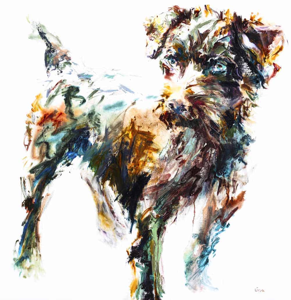 Red Terrier -- Una O Grady Paintings