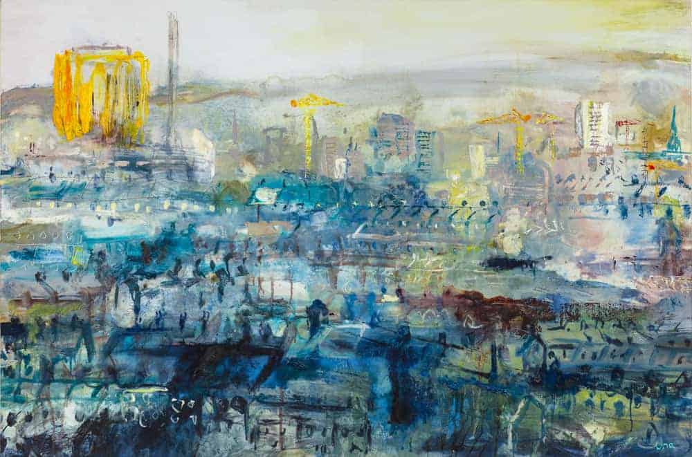 Towards The City From The Upper Springfield -- Una O Grady Paintings
