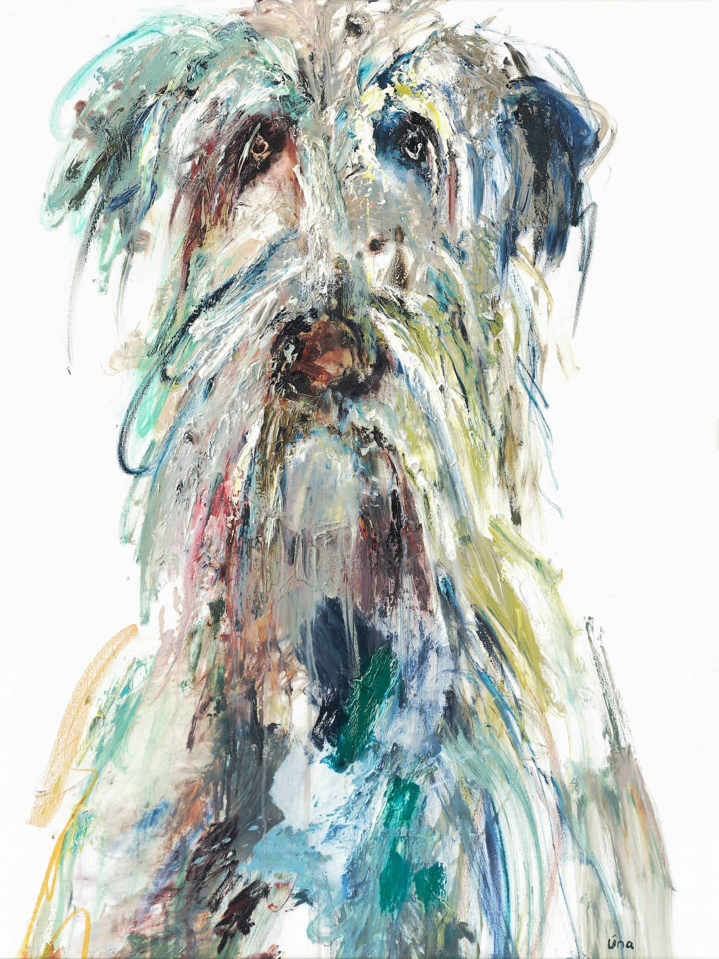 Irish Wolfhound -- Una O Grady Paintings